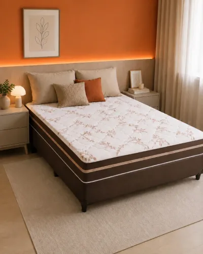 Cama Box Casal Anjos ULTIMAS UNIDADES 