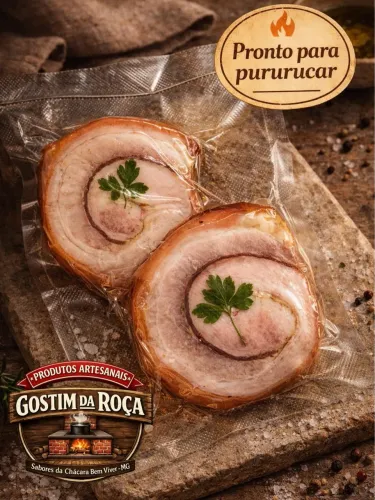 Torresmo de Rolo Gostim da Roça