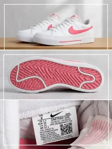 Nike court legacy lift plataforma (importado de londres + nota fiscal) - tam 39