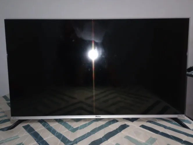 (TÁ SEM IMAGEM, MAS COM SOM) (Abolição) TV Smart Philco Roku