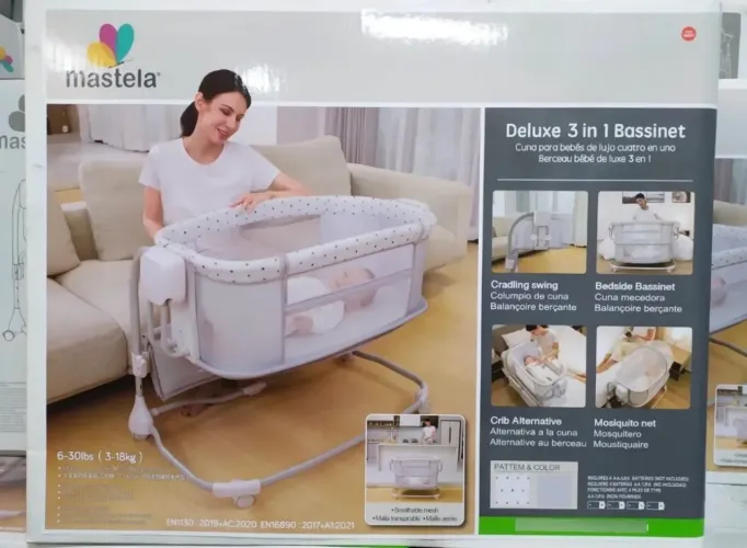 Berço balanço automático Bluetooth mastela 
