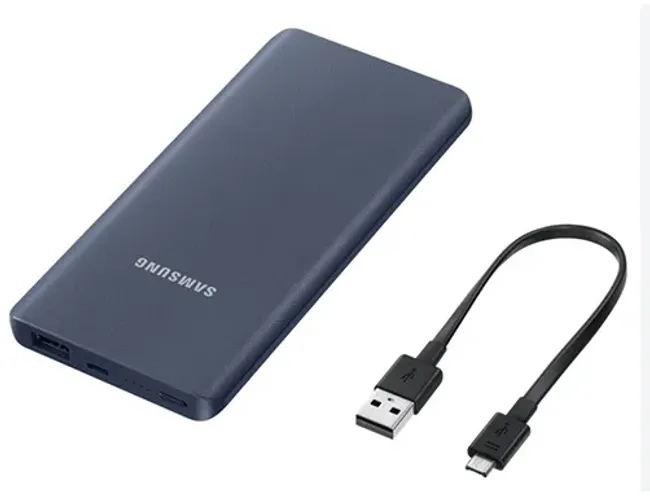 Power Bank Carregador Portátil Original Samsung EB-P3020BNPGBR - Bateria Externa 5000mAh -