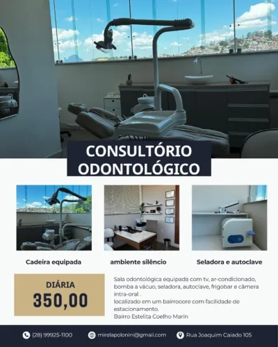 Aluguel de sala odontológica