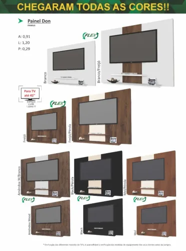 Painel para TV até 43 polegadas 