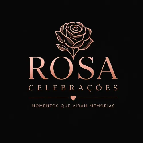 Rosa celebrações personalizados