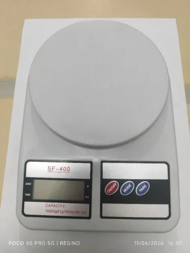 Balança digital 10 kg para cozinha ecos