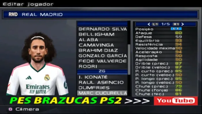 Pes Brazucas 2027 + Bomba Patch 2026 Playstation 2 Dvd