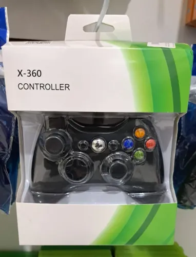 Controle xbox 360 Novo Paralelo com fio<br>80,00 cada