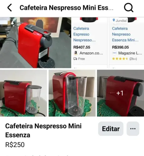 Cafeteira Nespresso Mini Essenza