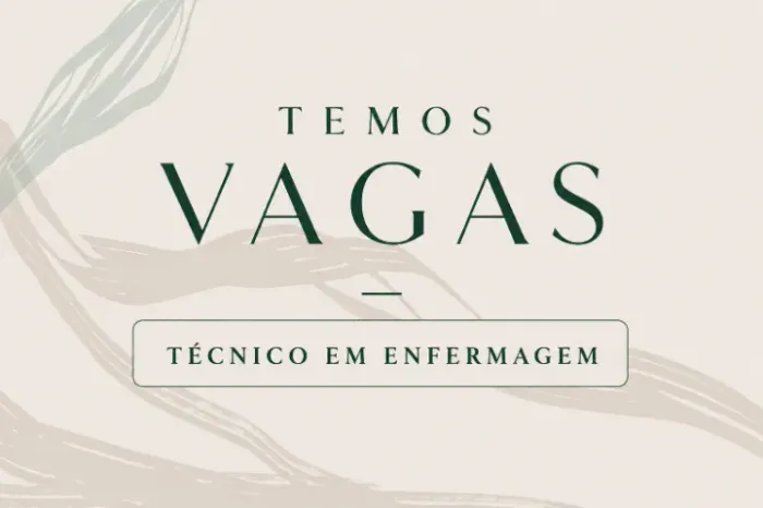 Vaga de Emprego - Técnico em Enfermagem