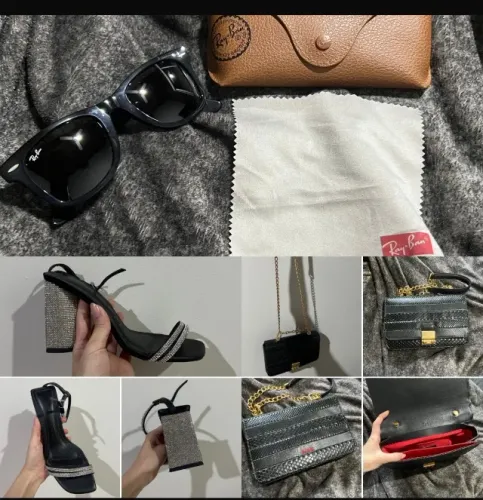 Bolsa ? , óculos ? , sandália ?