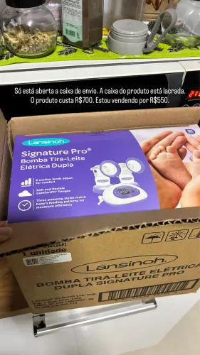 NOVA - Bomba Extratora de Leite Lansinoh