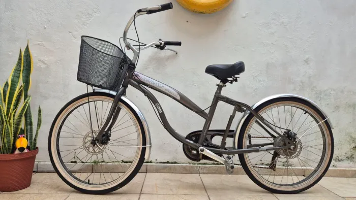 Bicicleta DROP Cruiser Bitronik Retrô Aro 26