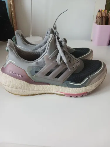 Tênis Adidas Ultraboost 21 Cold.RDY Feminino Cinza e Roxo