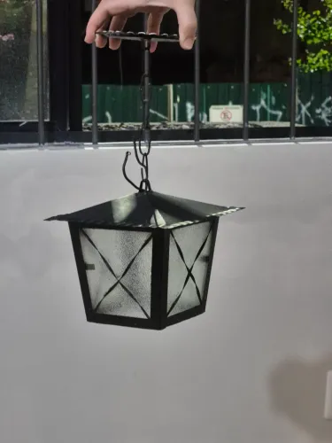 Luminária pendente estilo colonial