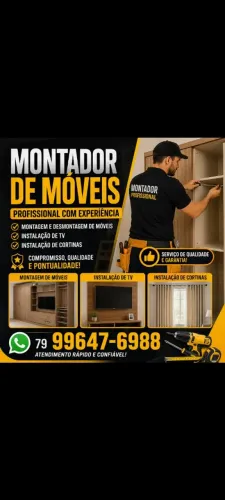 MONTADOR DE MOVEIS PROFISSIONAL COM EXPERIÊNCIA 