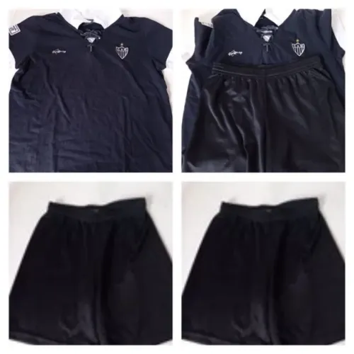 Lote camisa e shorts futebol infantil
