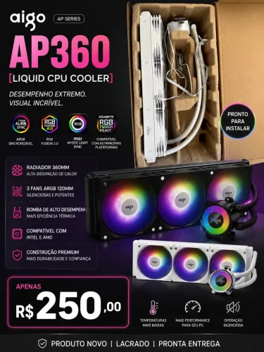 WATER COOLER AIGO AP360 ARGB 360MM 
