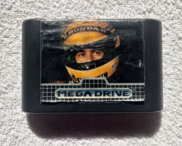 Ayrton Senna Mônaco GP 2 Tectoy p/ Mega Drive !