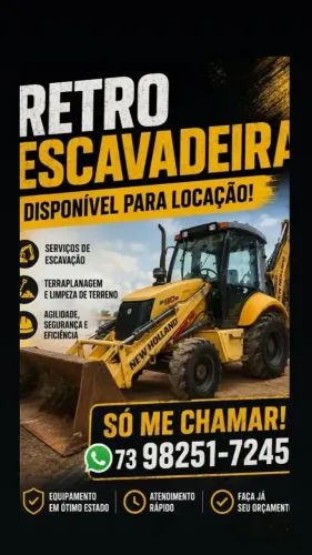 Aluga-se Retroescavadeira ?