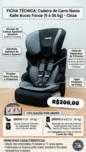 Assento infantil