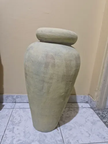 vaso de argila rústico