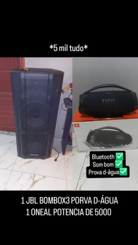 PROMOÇÃO 2 CAIXAS DE SOM