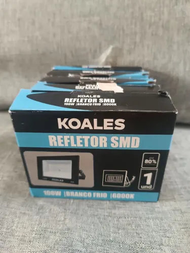 Kit 5 refletor led 100w ( novo )