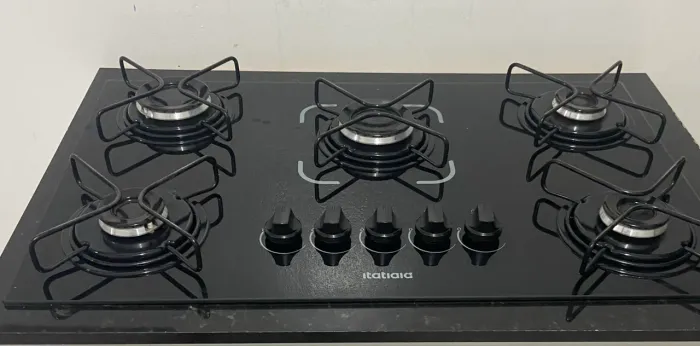 Fogão cooktop 5 bocas italaia