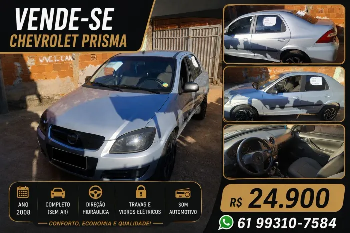 Chevrolet Prisma Sed. Maxx/ LT 1.4 8V Econof. 4P 2008