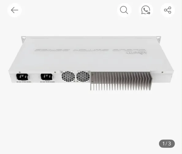 Mikrotik crs 317 com 16 portas de 10 g