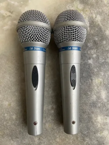 Kit 2 Microfones Leson MC-200 Profissionais Baratos, Preço Abaixo do Mercado