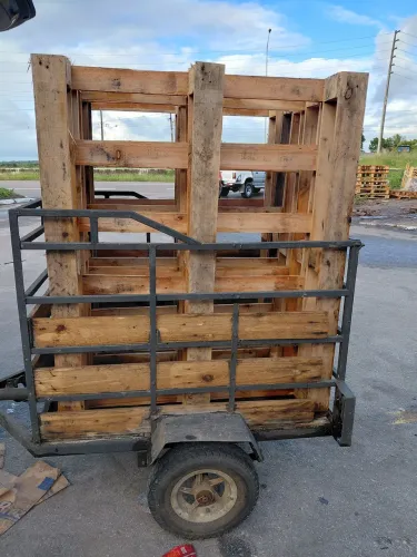 Carretinha com rodas de alumínio *