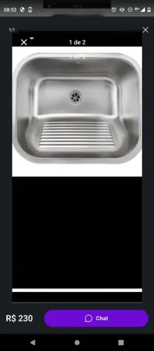Vendo cuba de inox Tramontina