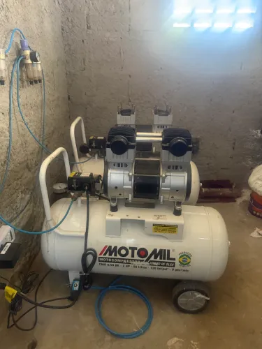 Compressor motomil 50L isento de óleo