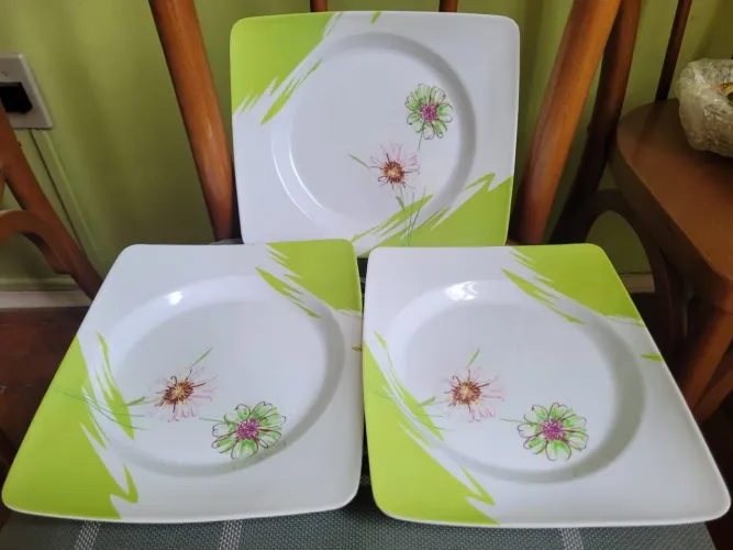 Pratos em melamina novos