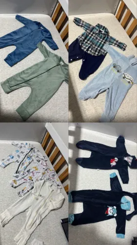 Lote de roupa de bebê 
