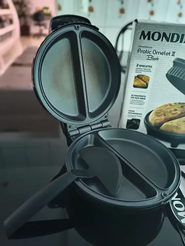 Omeleteira Elétrica Mondial Pratic Omelet II (Completa na Caixa!)