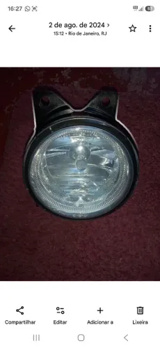 Farol de neblina do honda civic G10 genuíno sem uso 