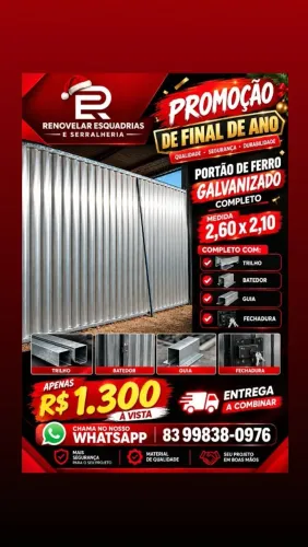 Portão de garagem