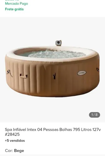 SPA inflável Intex 4 pessoas