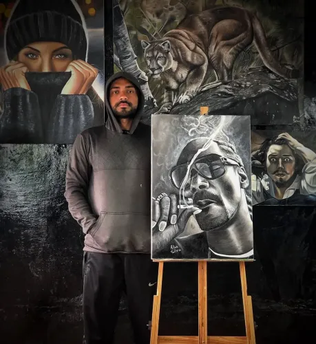 Tela Snoop Dogg pintura a Óleo