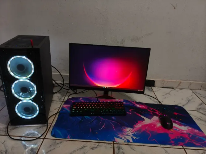 PC Gamer i5 10400F GTX 1650 SSD 1TB + Monitor Ultrawide + Kit RGB