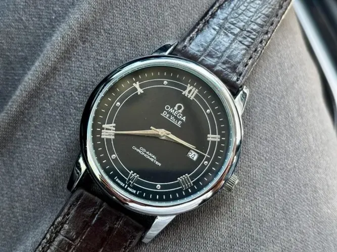 relógio omega deville quartz usado 40mm 100% funcional ótimo estado