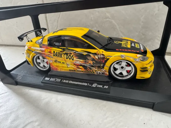 Carrinho miniatura 1:18 norev drift Mazda rx8 energy