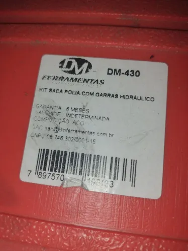 Kit saca polia com garras