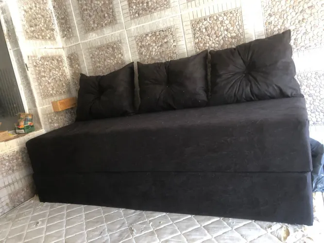 Sofa cama 3 almofadas de fábrica
