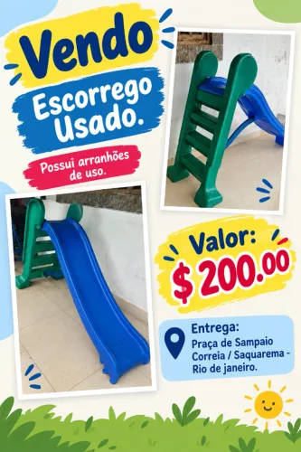 Escorrego infantil