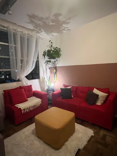 Sofá 5 Lugares Vermelho - NOVO