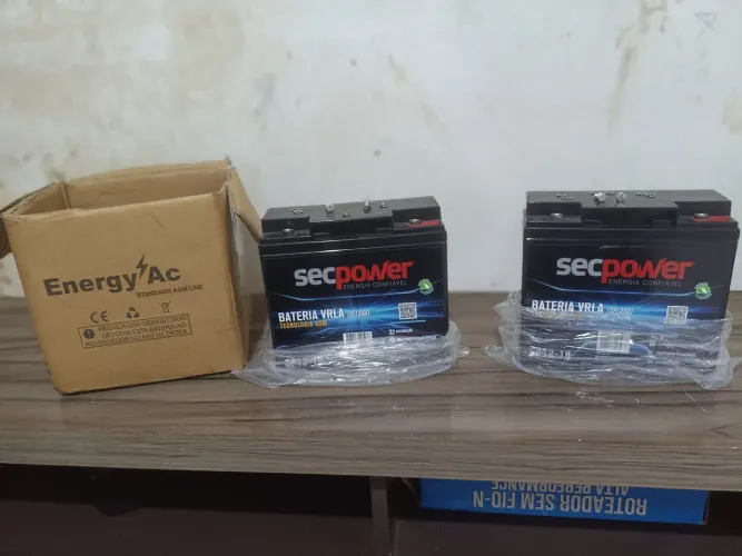 Bateria VRLA Selada Secpower 12V modelo AGM SP12-18 de 18Ah